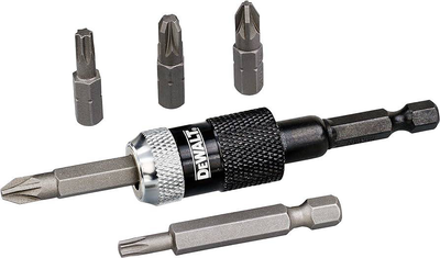 Dewalt bit tip holder + screwdriving bits (6pcs) dt71514 dewalt, , medium