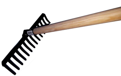 Champion rake 5mm 14t wooden hndl, , medium