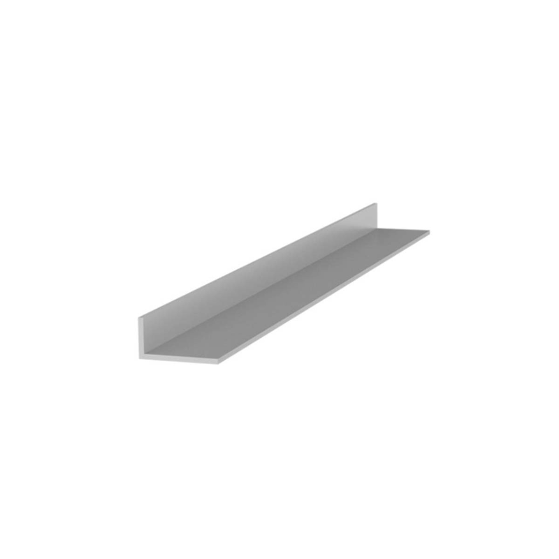 Profile equal side corner pvc 1000x30x20mm gray satinated-null