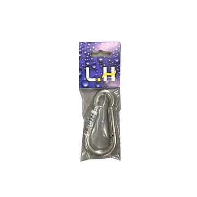 Hook with spring 5x50mm card