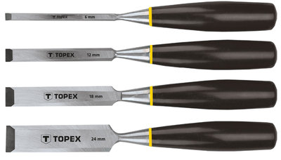 Topex 4pcs wood chisel