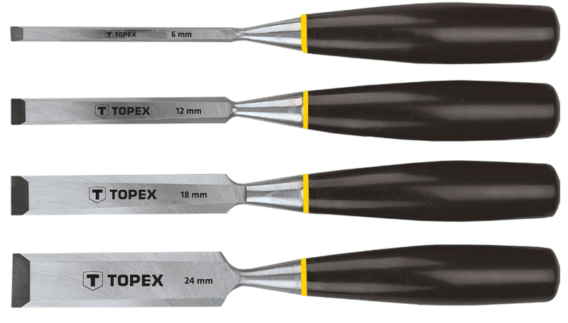 Topex 4pcs wood chisel, , medium image number null