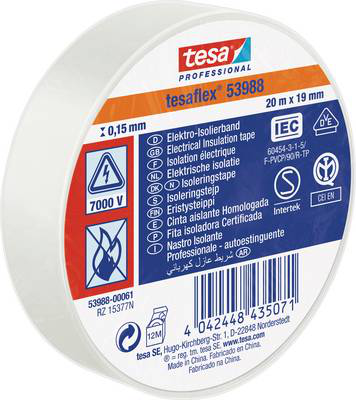 Tesa ταινια ηλεκτρολογου 10mx15mm λευκη, , medium