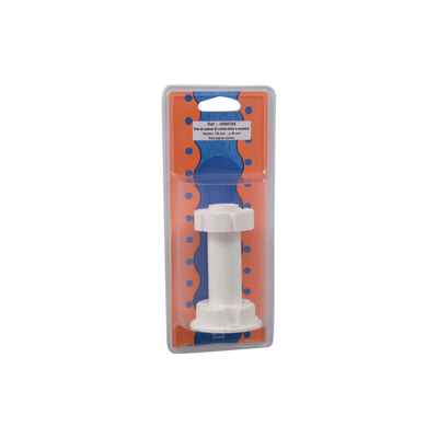 Foot for kitchen cabinet cylindrical 100χφ28mm plastic white, White, medium