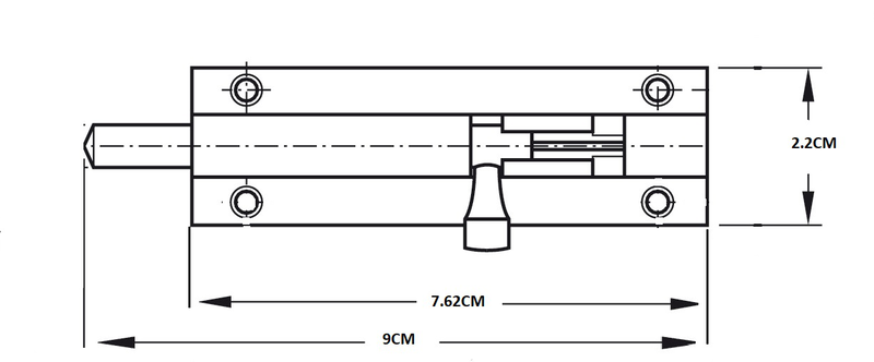 Door bolts brass 3, , medium-null