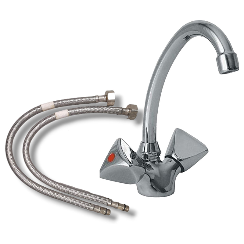 Sink mixer single multiple turn-null