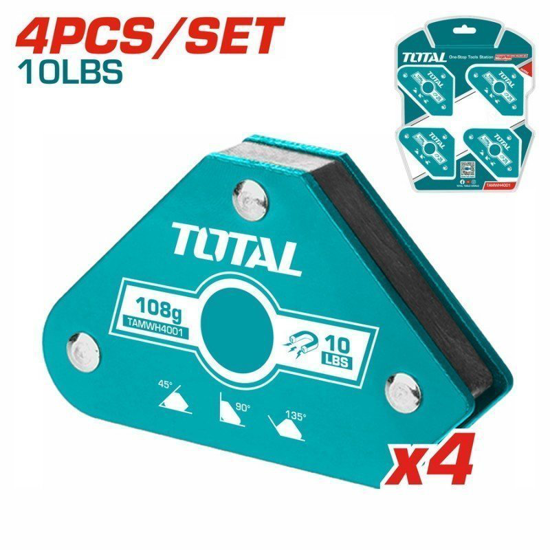 Product image: Total σετ μινι μαγνητικες γωνιες συγκολλησης 4τεμ, , medium-null
