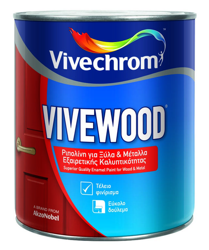 Vivechrom base p superior quality enamel paint for wood and metal 750ml, , medium-null