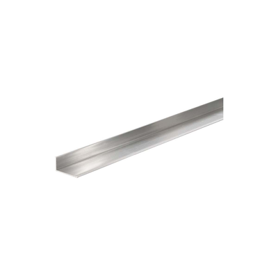 Stainless profile corner aluminum 2000x20x10x1mm chrome