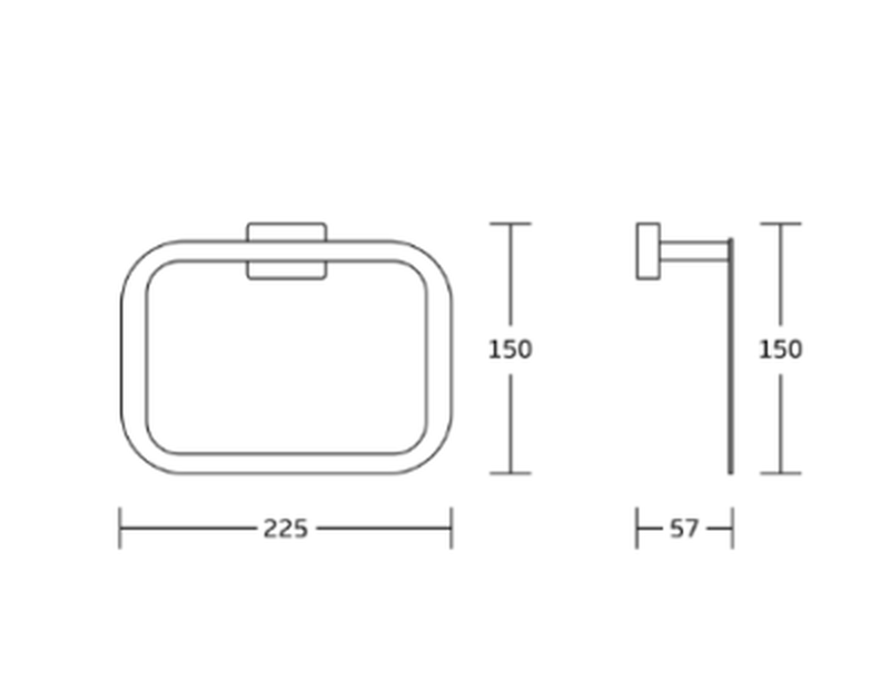 Tee towel ring, , medium-null