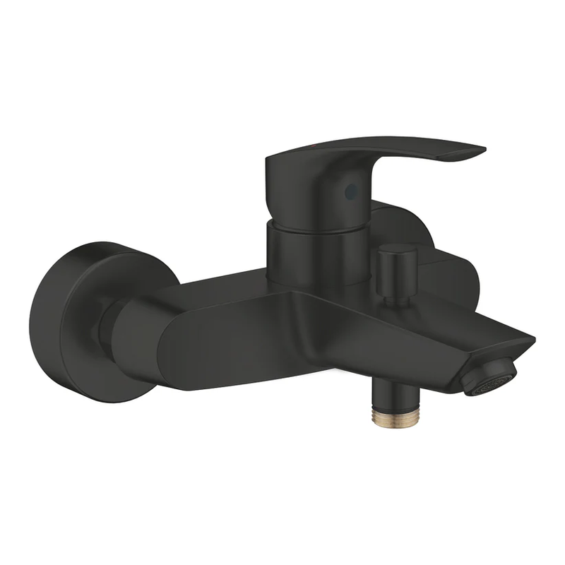 Grohe eurosmart single-lever bath mixer 1/2″ matte black-null