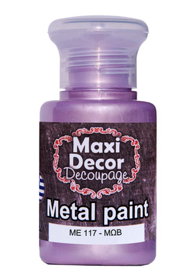 Maxi d&eacute;cor acrylic metallic 117 60ml, , medium