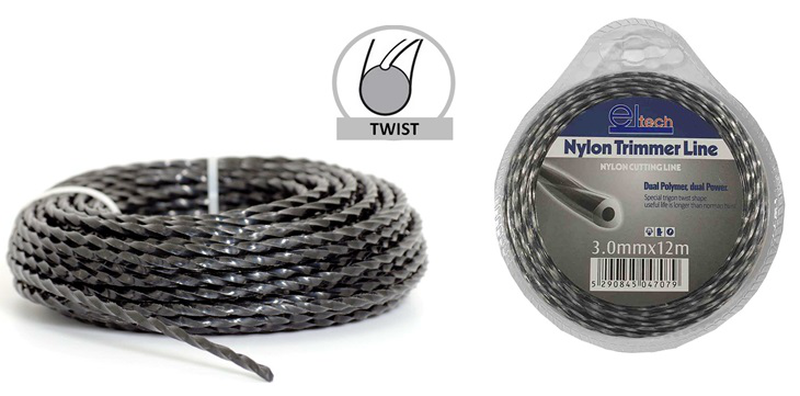 Eltech trimmer line twist 3.0mm x 12m, , medium-null