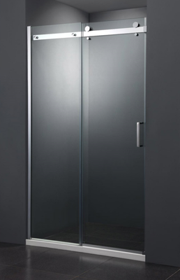 Big roller sliding door clear glass height 195cm