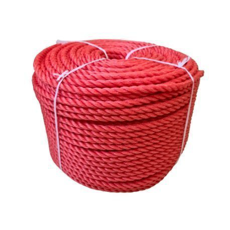 Product image: Σχοινί τρίκλωνο με διπλή στρέψη κόκκινο 10mmx200m, , medium-null