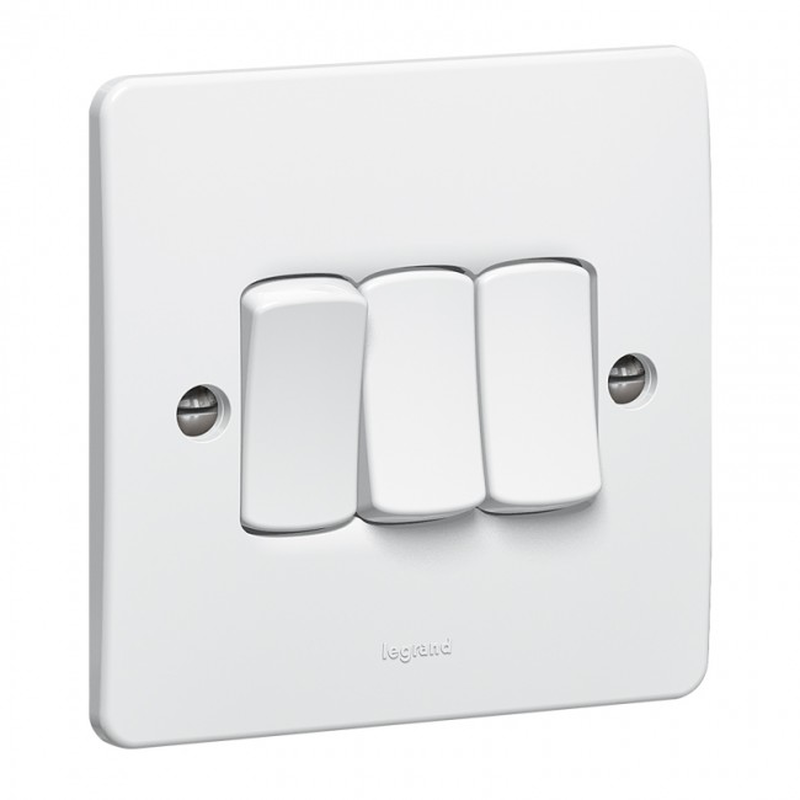 Legrand synergy switch 3 gang 2 way, , medium-null