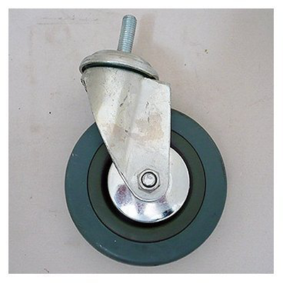 Industrial castor with pp core wheel swivel, rigid & threaded size:50mm (60kg), , medium
