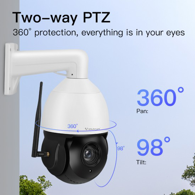 Vstarcam outdoor camera 4G 30x zoom 4mp ip66 waterproof, , medium-null