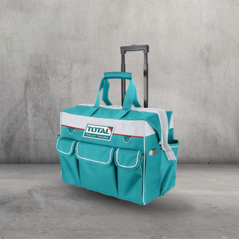 Product image: Total επαγγελματική τροχήλατη εργαλειοθήκη τσάντα 20" με τηλεσκοπική λαβή & μεγάλες χωρητικότητες, , medium-null