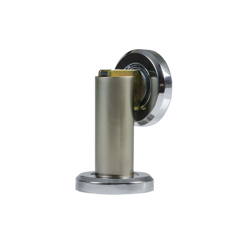 Door stopper magnetic mod.711 ø50x75 satin nickel-null
