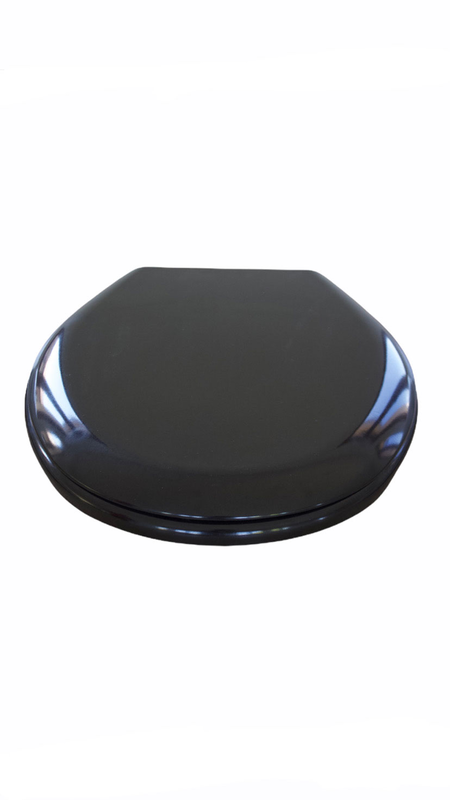 Io bagno toilet seat black duroplast, , medium-null