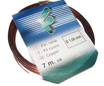 Filomat copper wire 1mmx7m, , medium