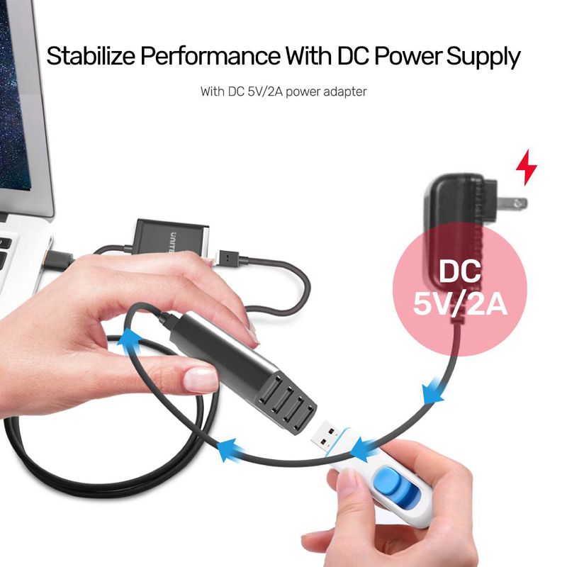 Product image: Unitek y-2516 4 port USB extender over ethernet 60m, , medium-null