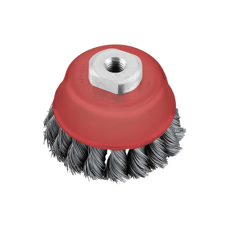 Wire brush aggresso-flex glass for angle wheel m14 φ0,5mm 66mm image number null