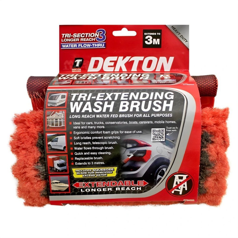 Product image: Dekton βούρτσα πλυσίματος επεκτάσιμη με παροχή νερού, , medium-null