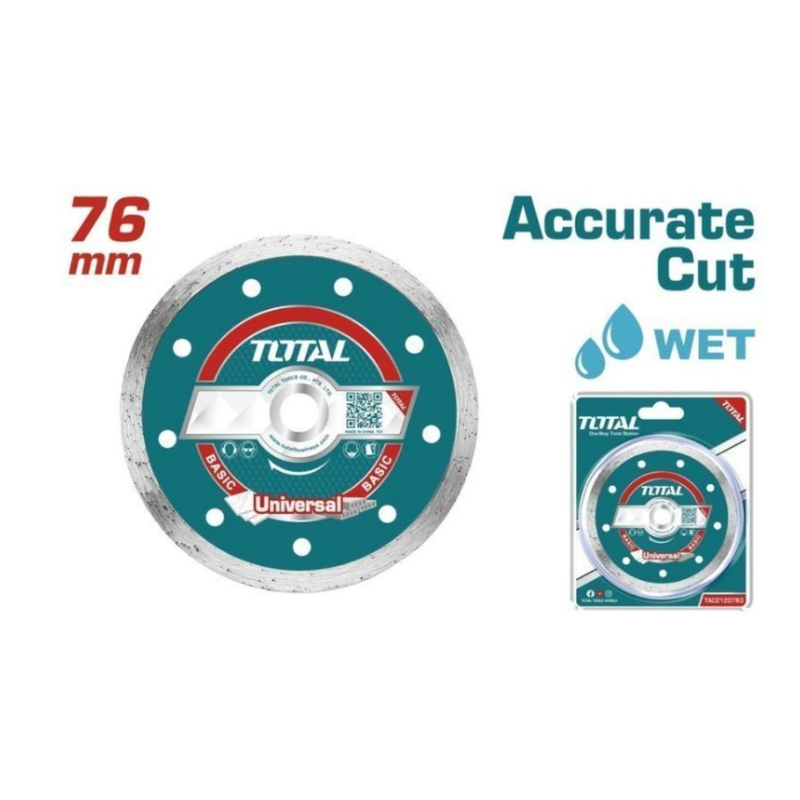 Product image: Total δίσκος υγρής κοπής φ76mm για μικρό γωνιακό τροχό για tagli76017, , medium-null