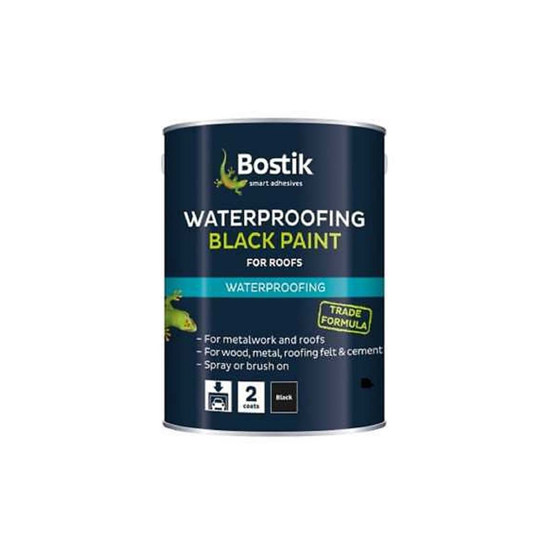 Bostik insulation painting of wood, metal, concrete 2.5l bitumen black image number null