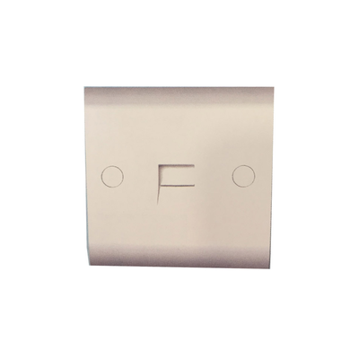 Telephone socket sg plastic white, , medium