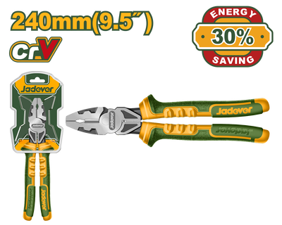 High leverage combination pliers 240mm jadever, , medium