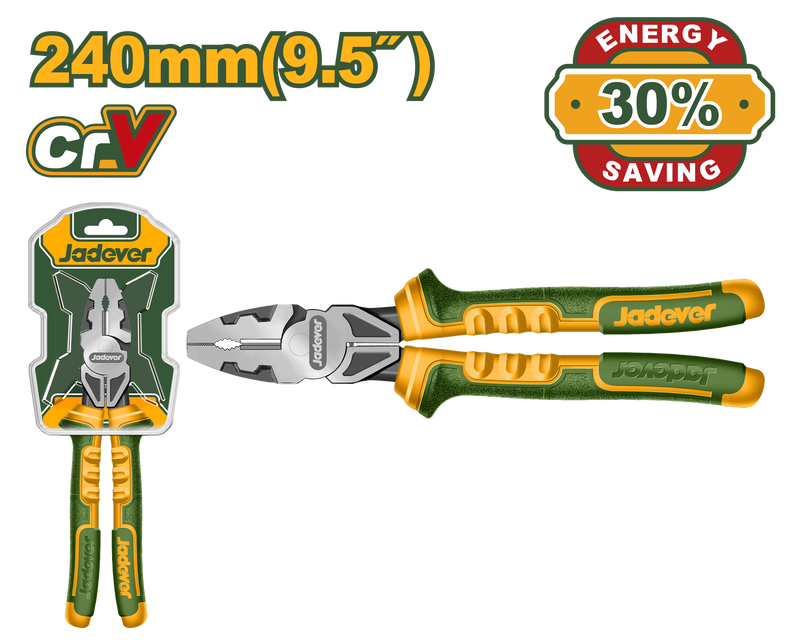 High leverage combination pliers 240mm jadever, , medium-null
