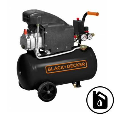 Black & decker bd160/24 oil Air compressor 1,5hp 24l 8bar, , medium