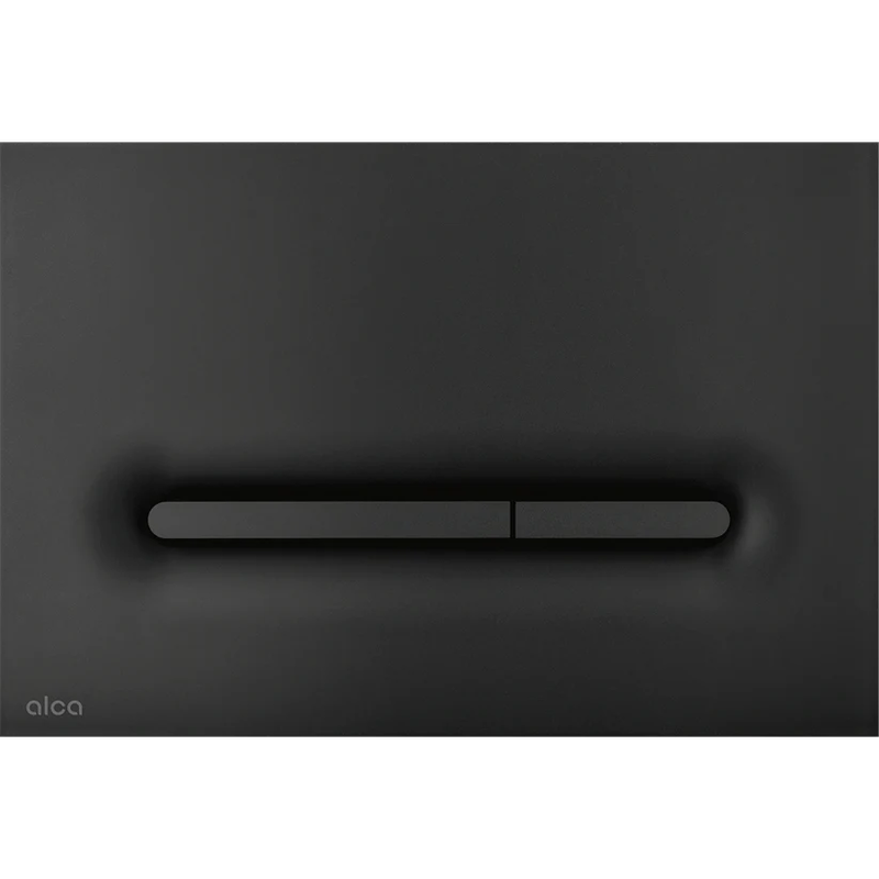 Linka flush plate black matte (alcadrain), , medium image number null