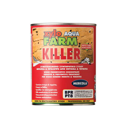 Xylo farm killer aqua 750ml mercola (wood preservatives)