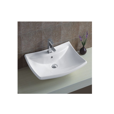 Inter ceramic white ceramic washbasin 60,5x44,5x18cm