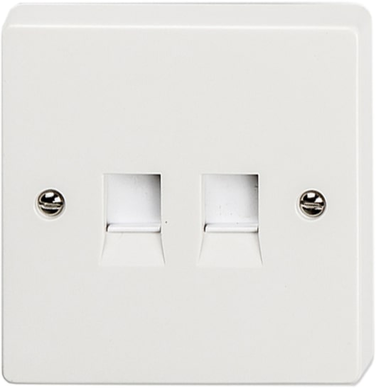 Svg white w1 2gang data rj45, , medium-null