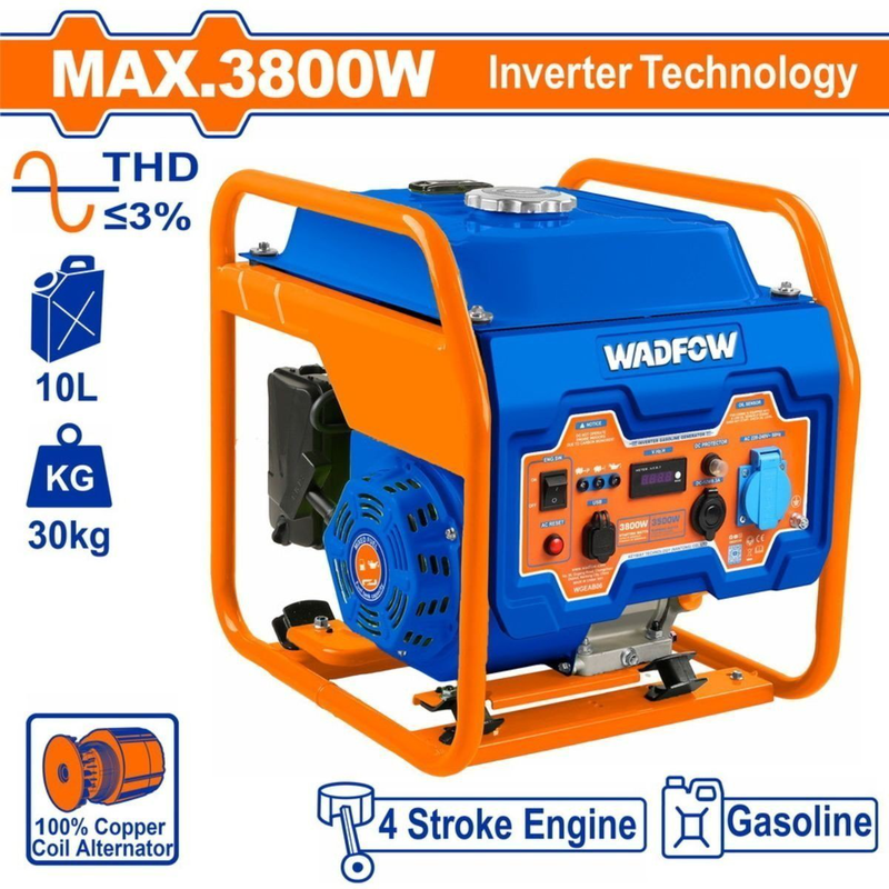 Wadfow inverter gasoline Generator 3.800w (wgeab06), , medium-null