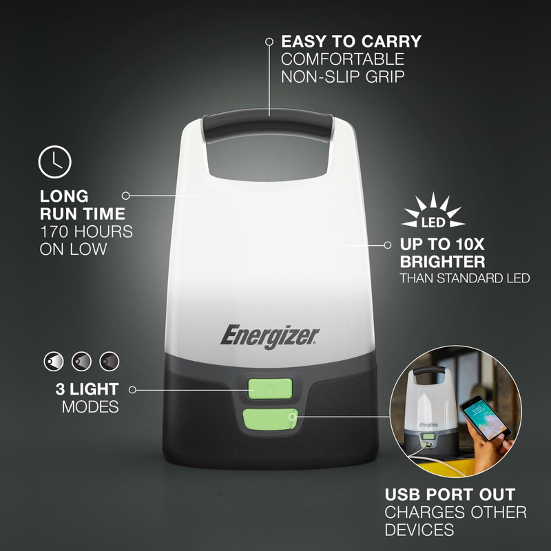 Energizer vision USB rechargeable lantern 1200 lumens, , medium-null