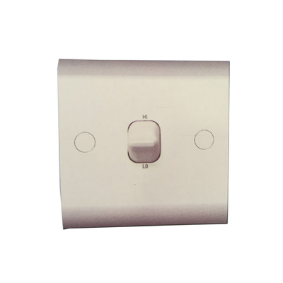 Wall switch sv 10a 1 gang switch high-off-low white, , medium