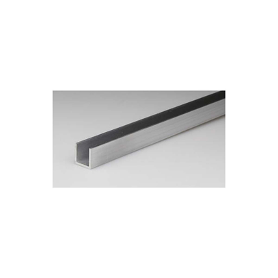 Profile shape u aluminum 1000x15x10mm, , medium