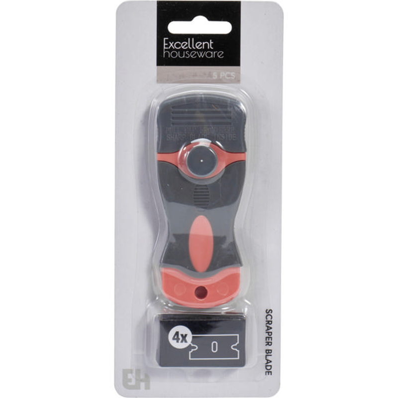 Scraper set with 4 extra blades, , medium-null