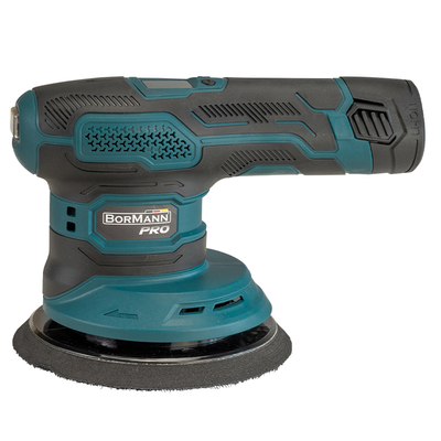 Bormann orbital sander 12v 150mm 8mm 2000-4500rpm 2x2ah bcp3800, , medium