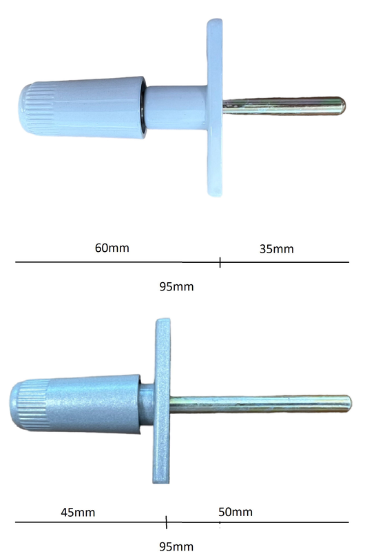Product image: Lock bolt aluminium sliding medium black, , medium-null