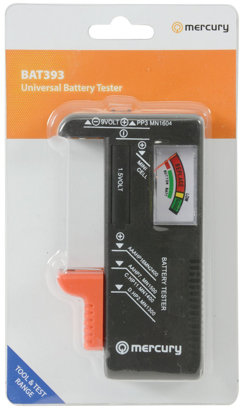 Product image: Mercury universal analogue battery tester 600.098uk, , medium-null