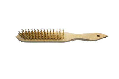 Hand brass wire brush (013562)