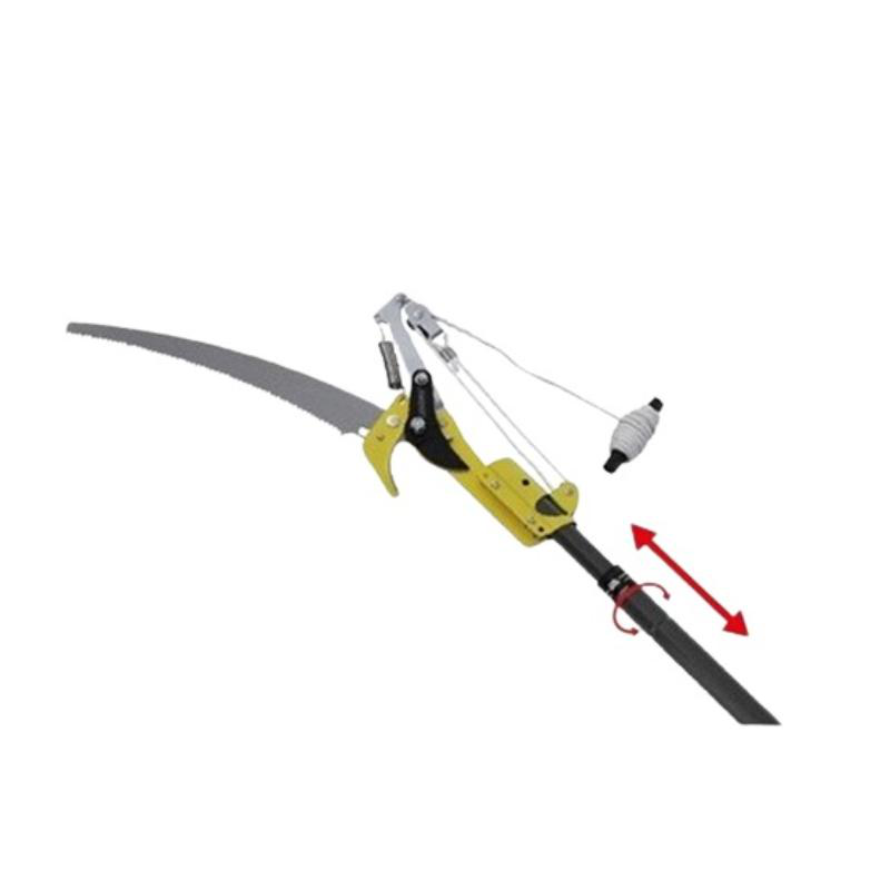 Crownman saw pruner with rattle 30mm & telescopic handle  2.4m, , medium-null