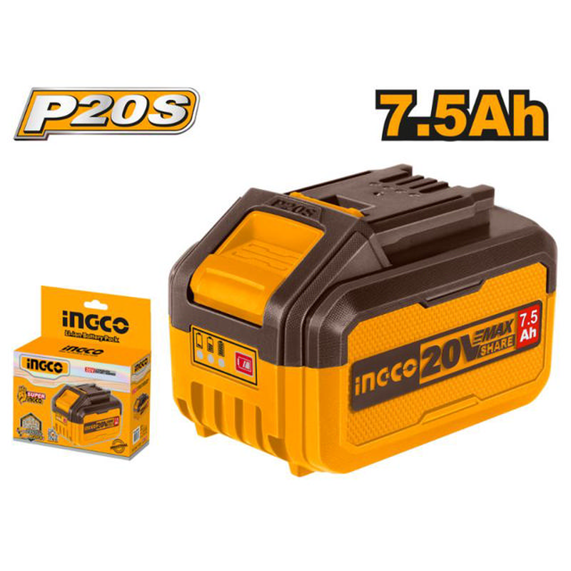 Ingco &mu;&pi;&alpha;&tau;&alpha;&rho;&iota;&alpha; 20v 7.5ah, , medium-null